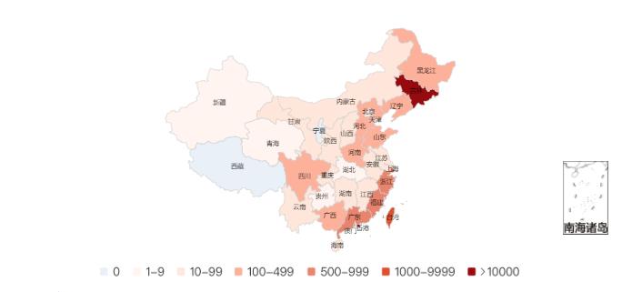 疫情地图颜色与疫情级别的关系解析