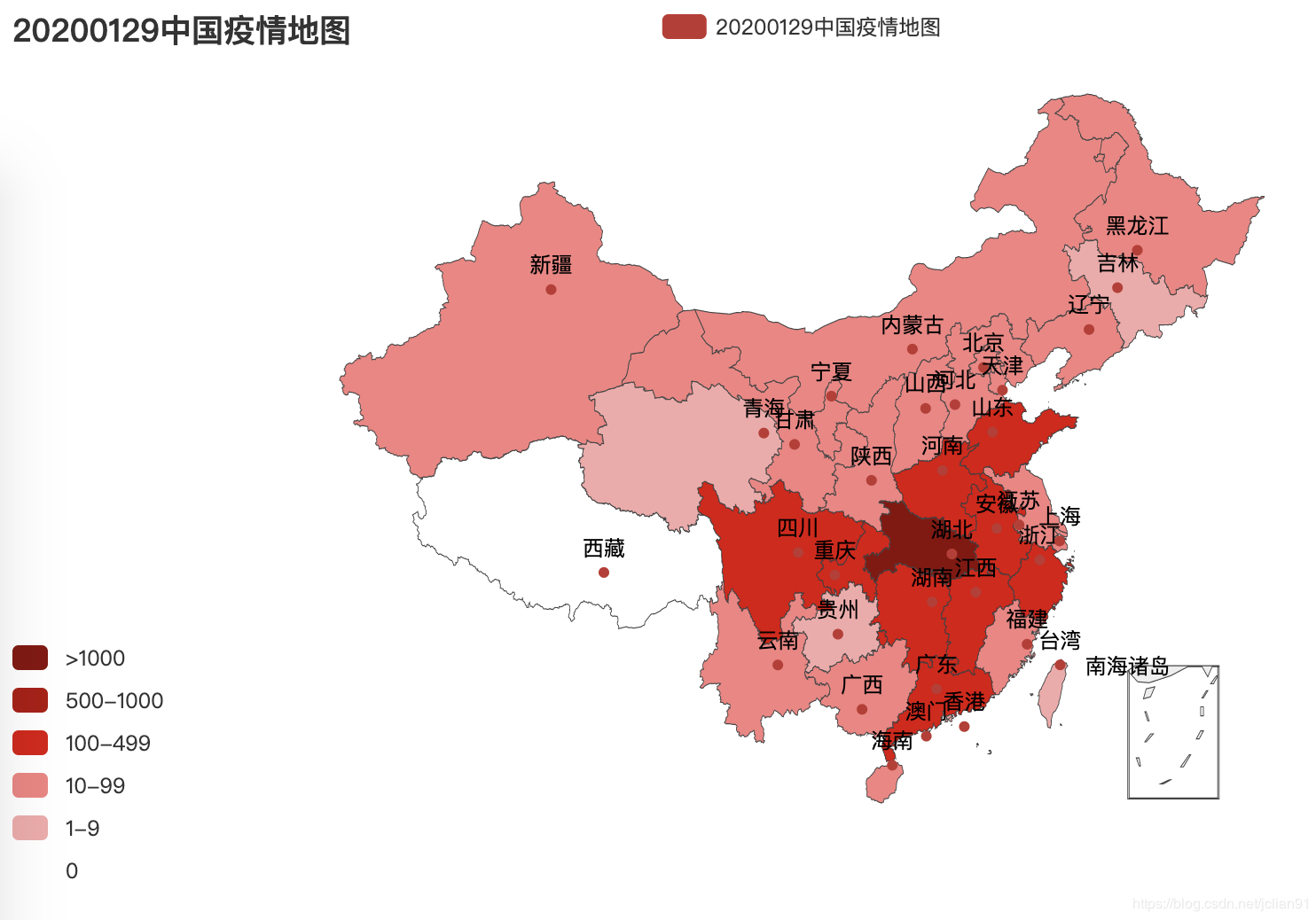 疫情地图浅蓝色代表什么？解读疫情地图中的颜色密码