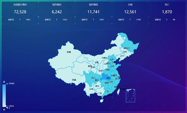 疫情地图显示图，数据可视化的力量与挑战