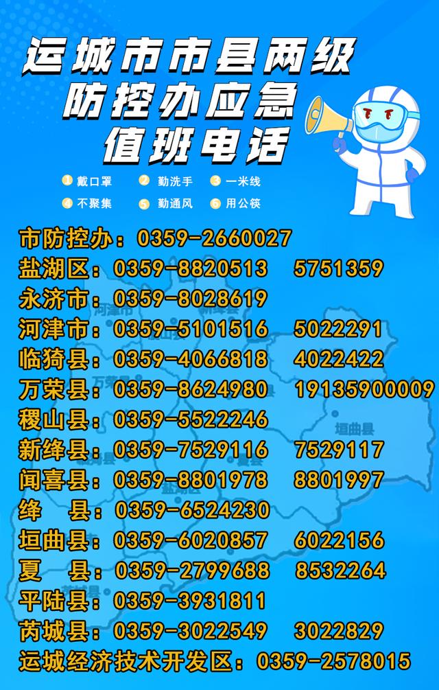紧急收藏山西省各市疫情防控指挥部电话全公开！关键时刻能救命！